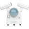 Iq America LB1870QWH 700 Lumen Battery Operated LED Motion Security Flood Light w L-Bracket Mount WH LB1870QWH - alternate 3